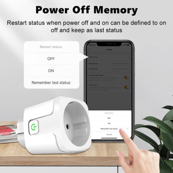 Smart Outlet Plug Eu Version Wifi/Zigbee