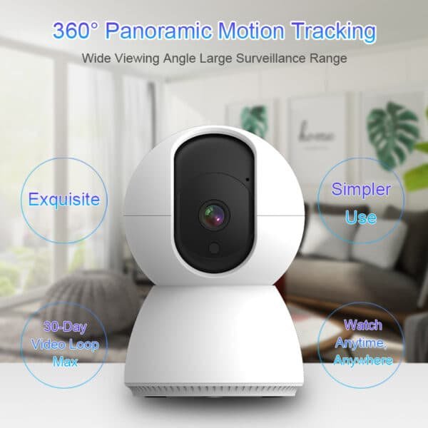 Tuya Smart WiFi Camera Panoramic Cruise Tracking Two-Way Intercom EU Version