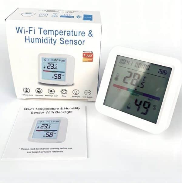 Temperature and Humidity Sensor, Wireless Smart Humidity Temperature Monitor With App